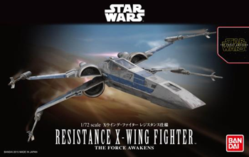 Bandai Star Wars 1/72 Scale - Resistance X-Wing Fighter