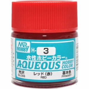 Aqueous Hobby Color - H3 Gloss Red (Primary)