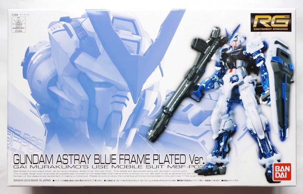P-Bandai RG 1/144 Astray Blue Frame Plated Ver.