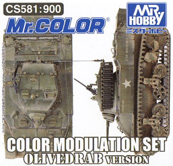 Mr. Color - Modulation Set Olivedrab Ver.