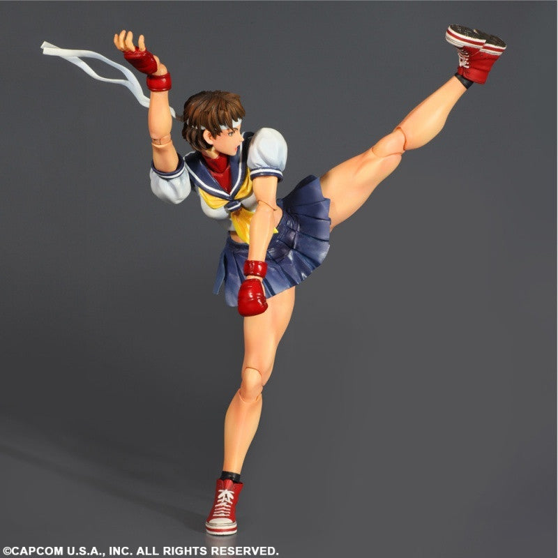 Super Street Fighter IV Play Arts Kai Sakura Kasugano