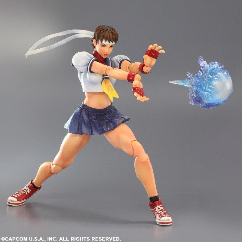 Super Street Fighter IV Play Arts Kai Sakura Kasugano