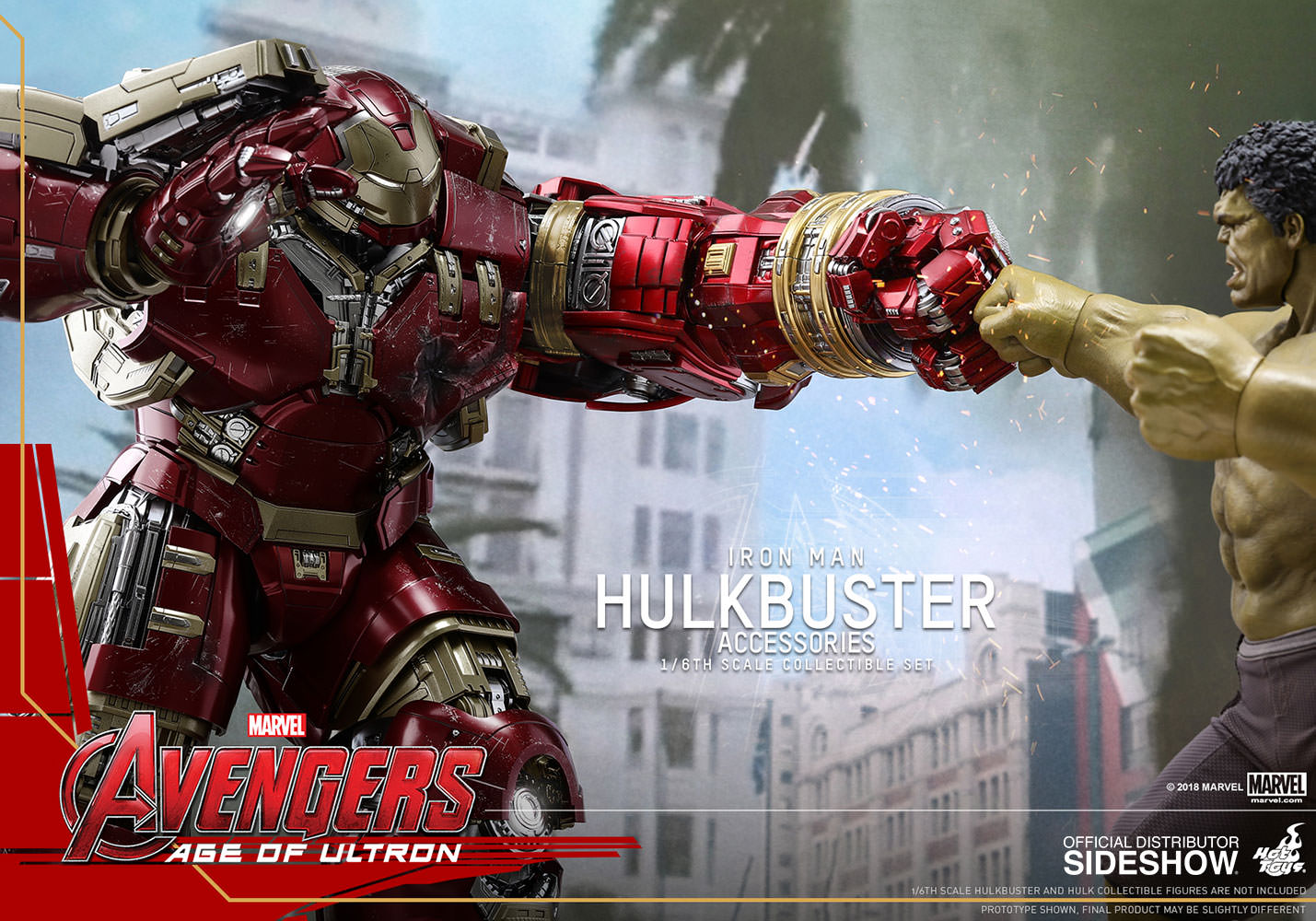 Hulkbuster Accessories Sixth Scale Figure by Hot Toys