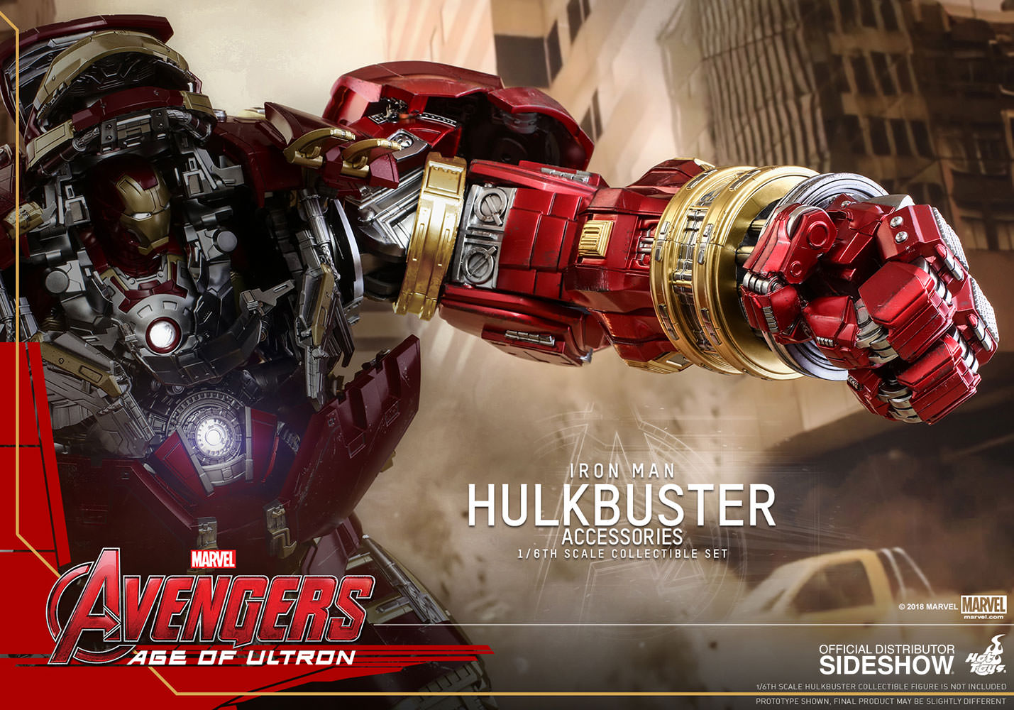 Hulkbuster Accessories Sixth Scale Figure by Hot Toys