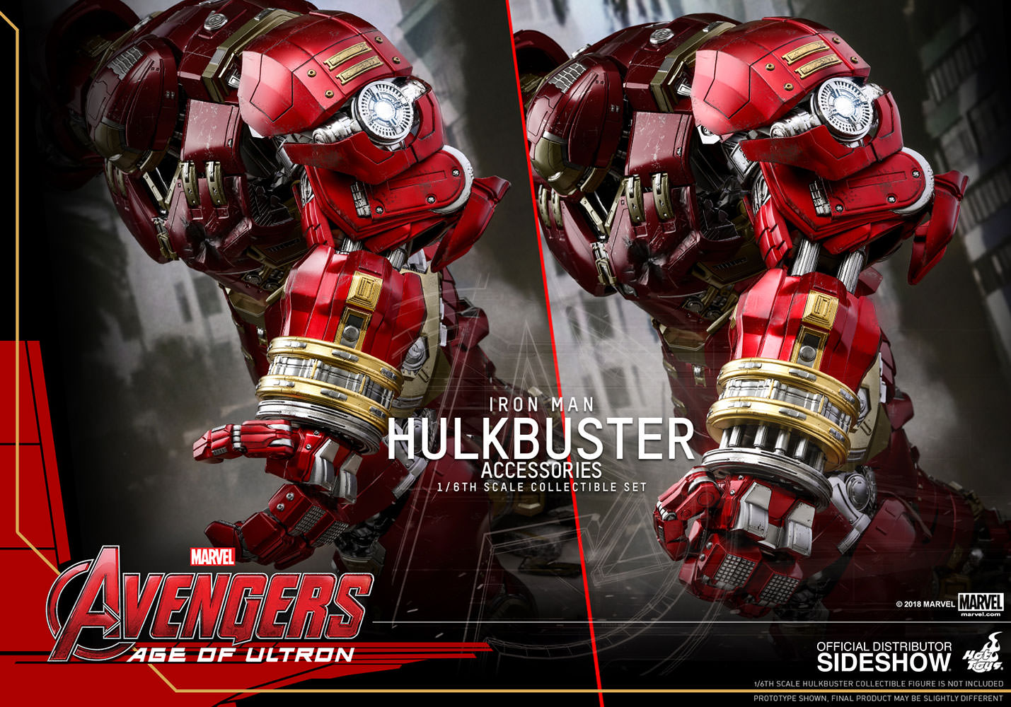 Hulkbuster Accessories Sixth Scale Figure by Hot Toys