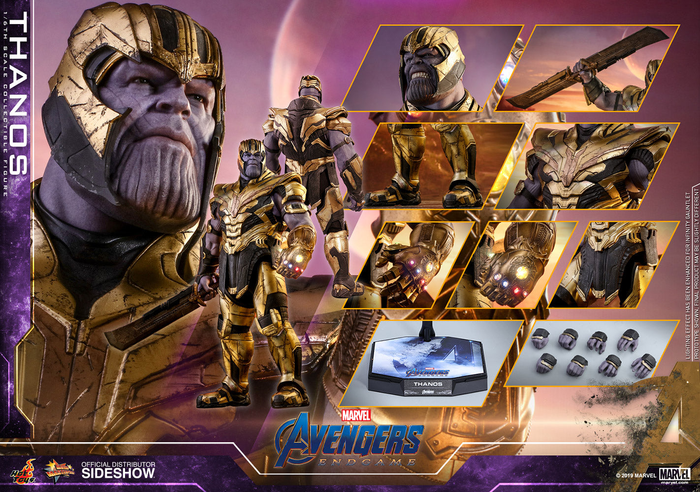 Thanos Sixth Scale Figure by Hot Toys