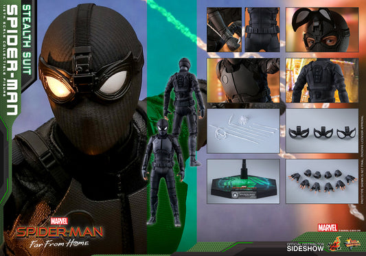 Spider-man (Stealth Suit) - Spider-man: Far From Home - Sixth Scale Figure by Hot Toys