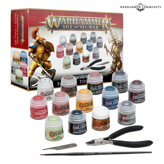 Warhammer Age of Sigmar: Paint + Tool Set