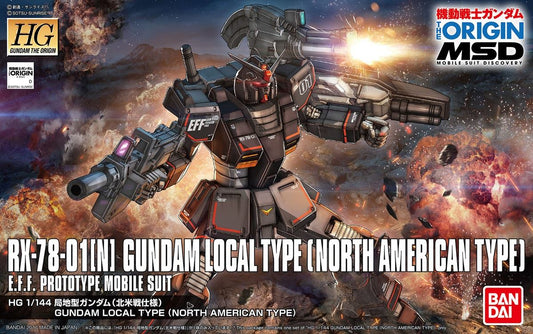 HG 1/144 RX-78-01[N] Gundam Local Type (North American Type)