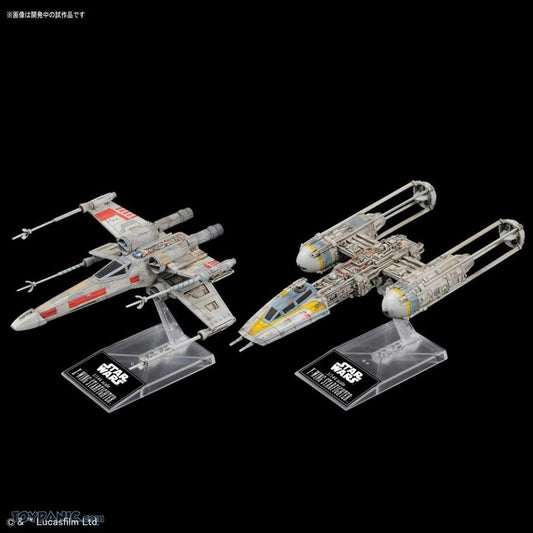 Bandai Star Wars 1/144 Scale - X-Wing Starfighter & Y-Wing Starfighter