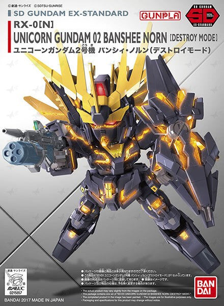 SD EX-Standard #015 Unicorn Gundam 02 Banshee Norn [Destroy Mode]
