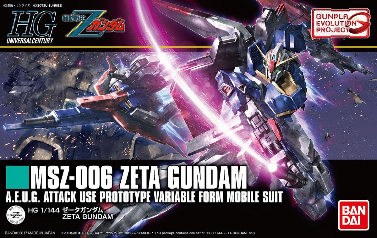 HG 1/144 203 MSZ-006 Zeta Gundam
