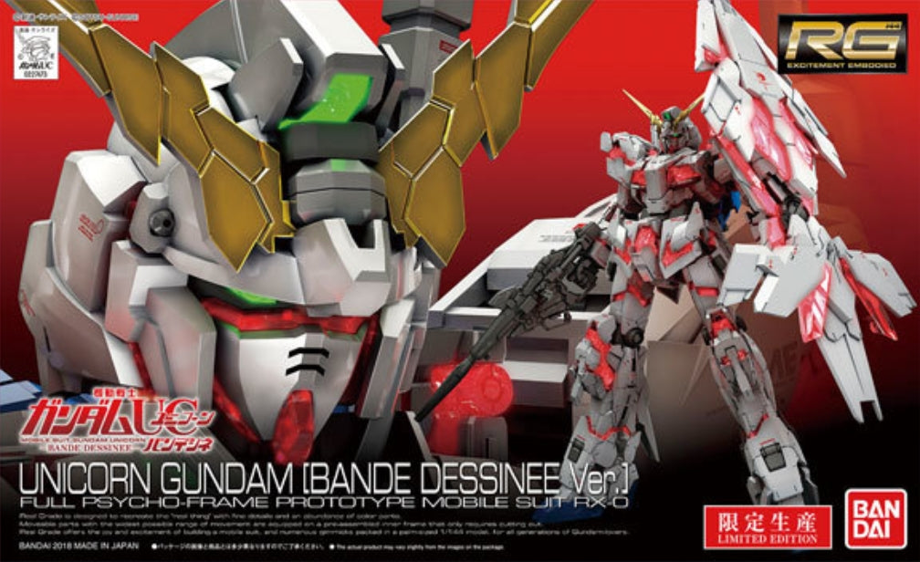 RG 1/144 RX-0 Unicorn Gundam [Bande Dessinee Ver.]