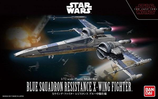 Bandai Star Wars 1/72 Scale - Blue Squadron Resistance X-Wing Fighter