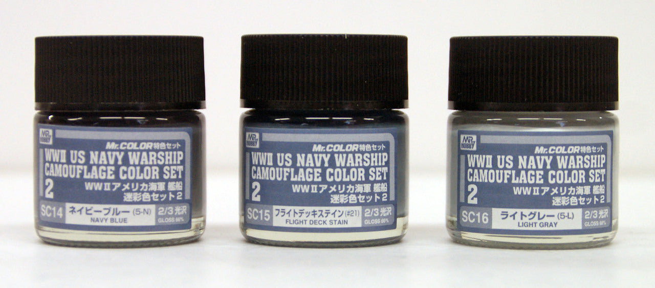 US Navy Warship Camouflage Color Set 2 (WW2)