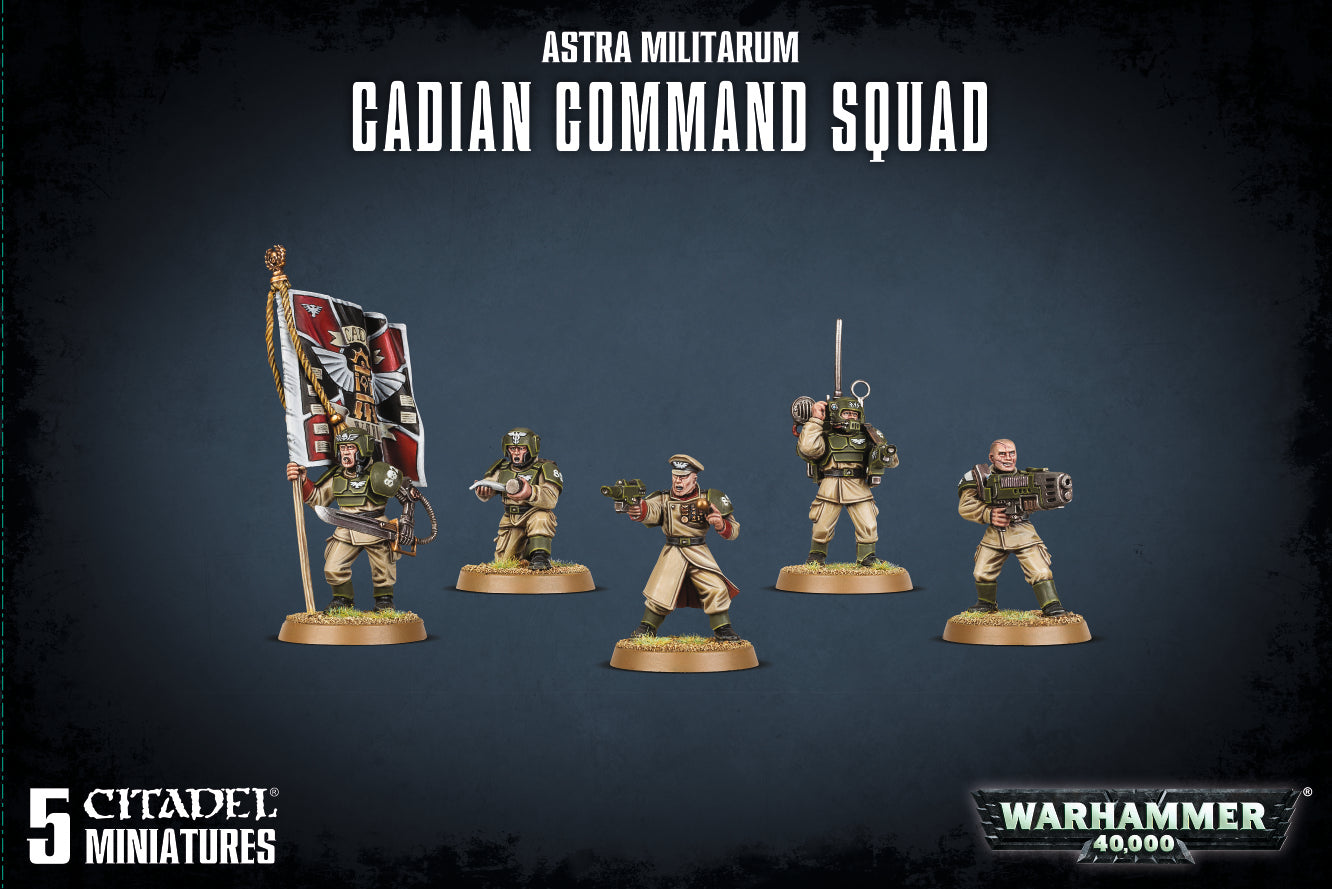 Warhammer 40,000: Astra Militarum Cadian Command Squad