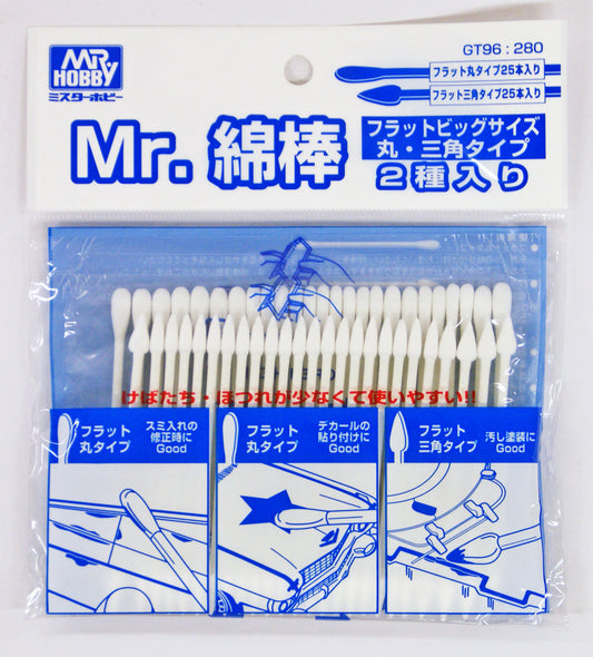 Mr. Cotton Swab (Flat Round / Triangle Type)