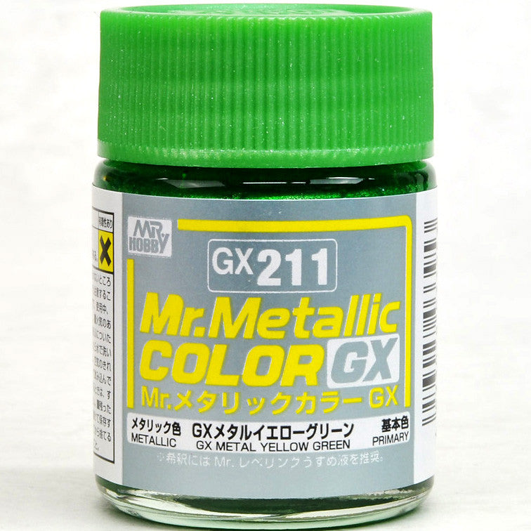 Mr. Color GX211 GX Metal Yellow Green (Metallic) 18ml