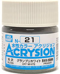Mr. Hobby Acrysion N21 - Off White (Gloss/Primary)