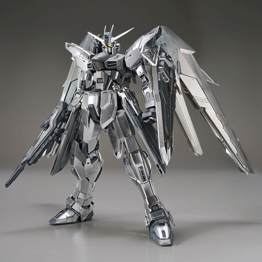 Premium Bandai MG 1/100 THE GUNDAM BASE LIMITED FREEDOM GUNDAM Ver. 2.0 [SILVER COATING]