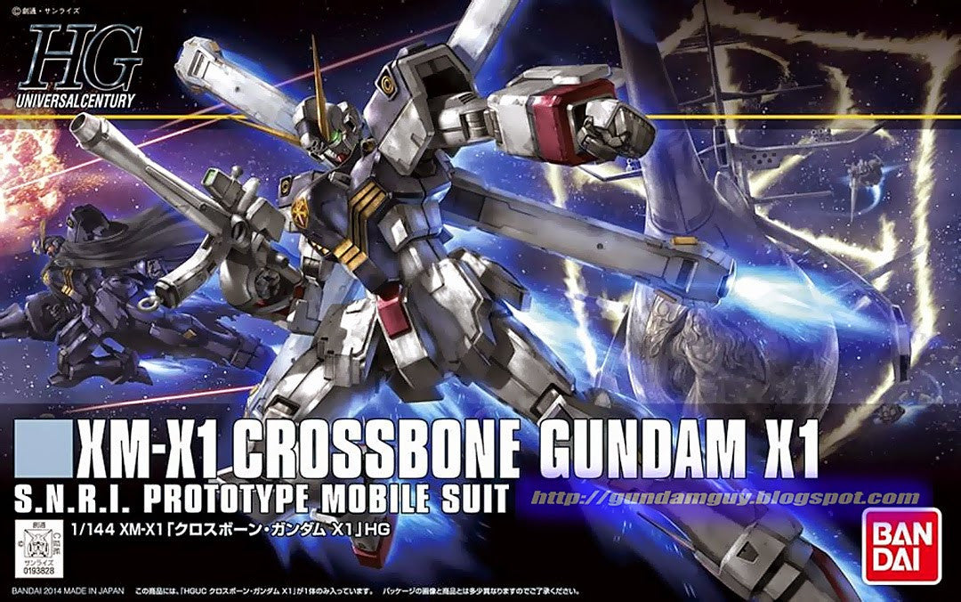 HGUC 1/144 #187 XM-X1 Crossbone Gundam X-1