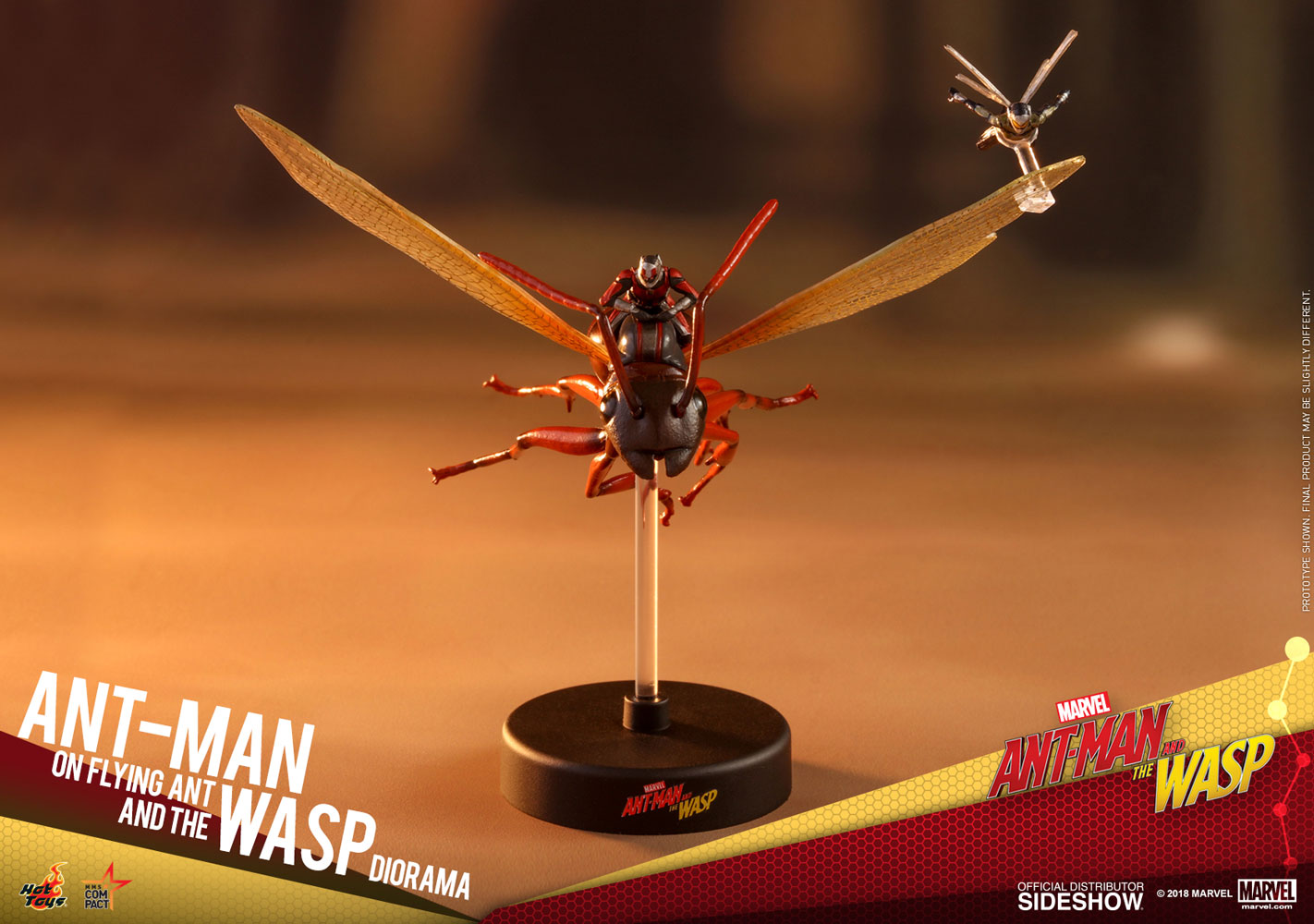 Ant-Man on Flying Ant and the Wasp Diorama - Ant-Man and the Wasp Hot Toys