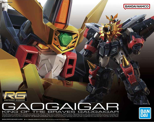 The King of Braves GaoGaiGar RG GaoGaiGar Bandai Model Kit