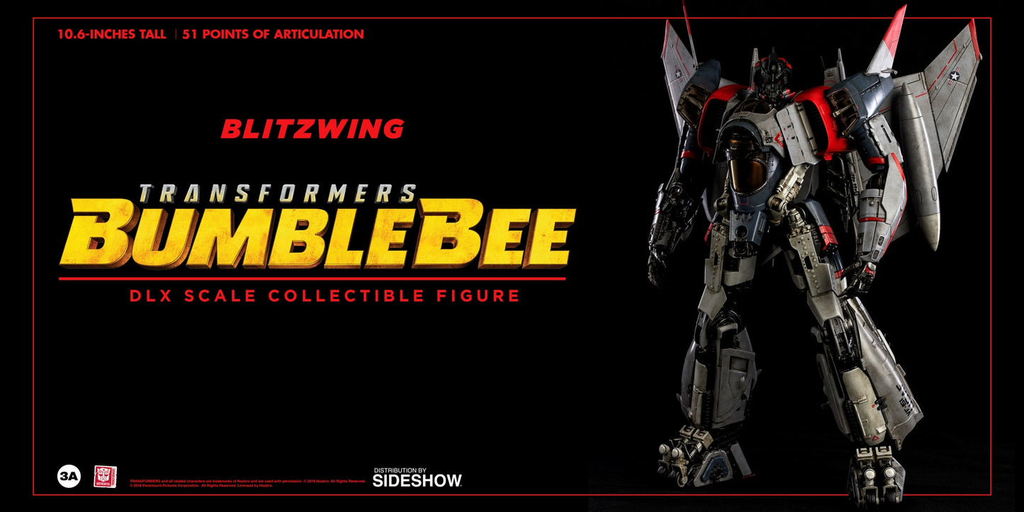 Blitzwing Collectible Figure Bumblebee Movie (ThreeA Toys) (Display Item)