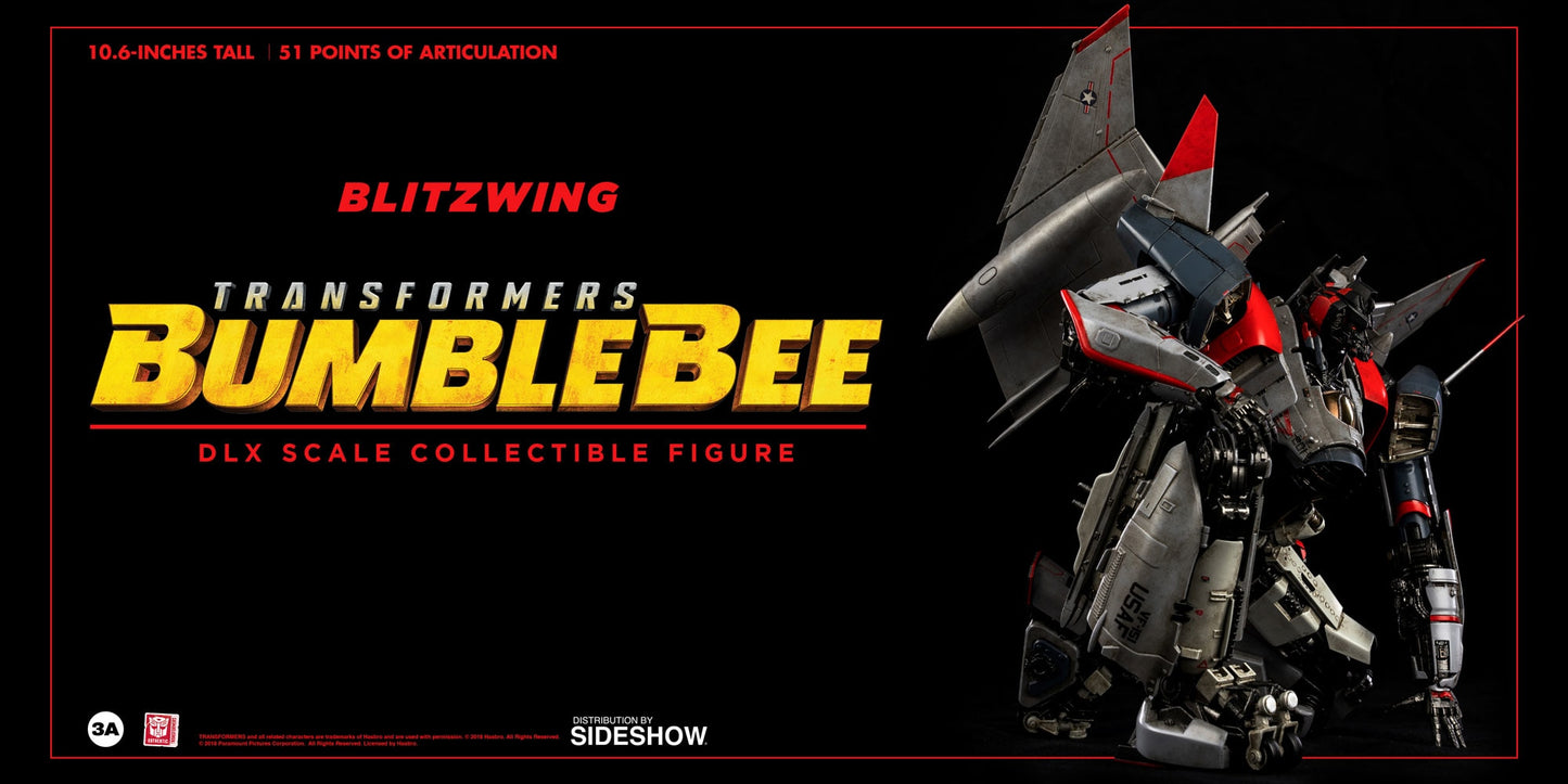 Blitzwing Collectible Figure Bumblebee Movie (ThreeA Toys) (Display Item)