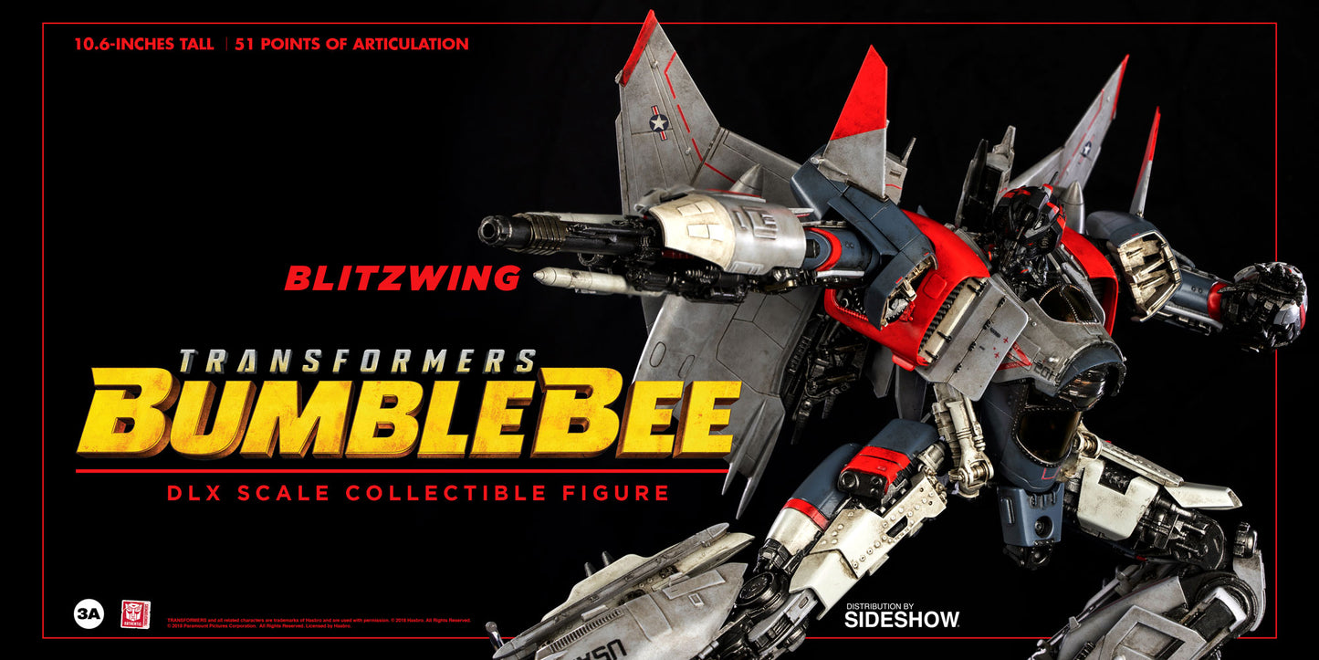 Blitzwing Collectible Figure Bumblebee Movie (ThreeA Toys) (Display Item)