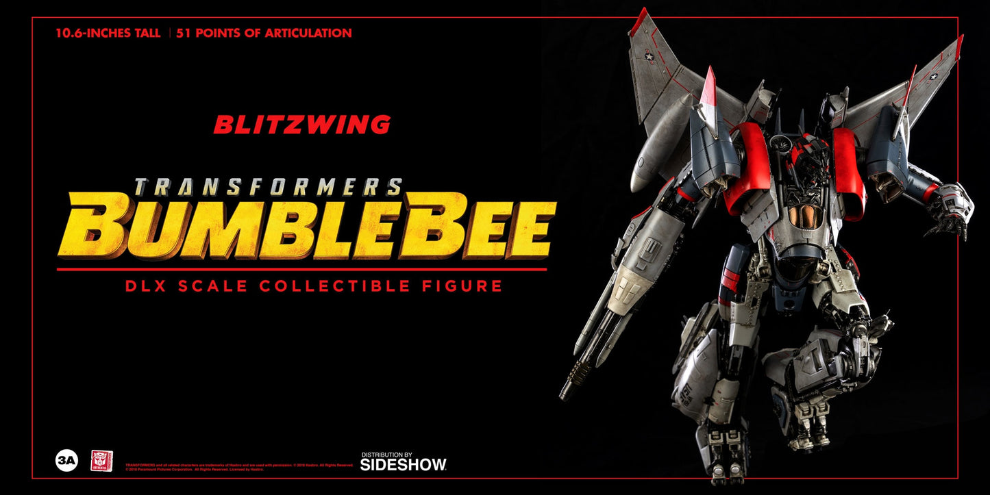 Blitzwing Collectible Figure Bumblebee Movie (ThreeA Toys) (Display Item)