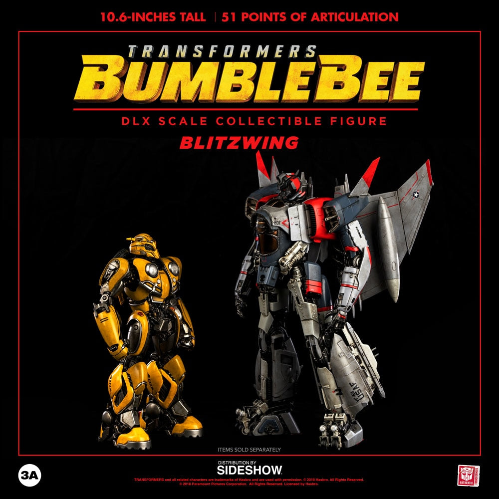 Blitzwing Collectible Figure Bumblebee Movie (ThreeA Toys) (Display Item)