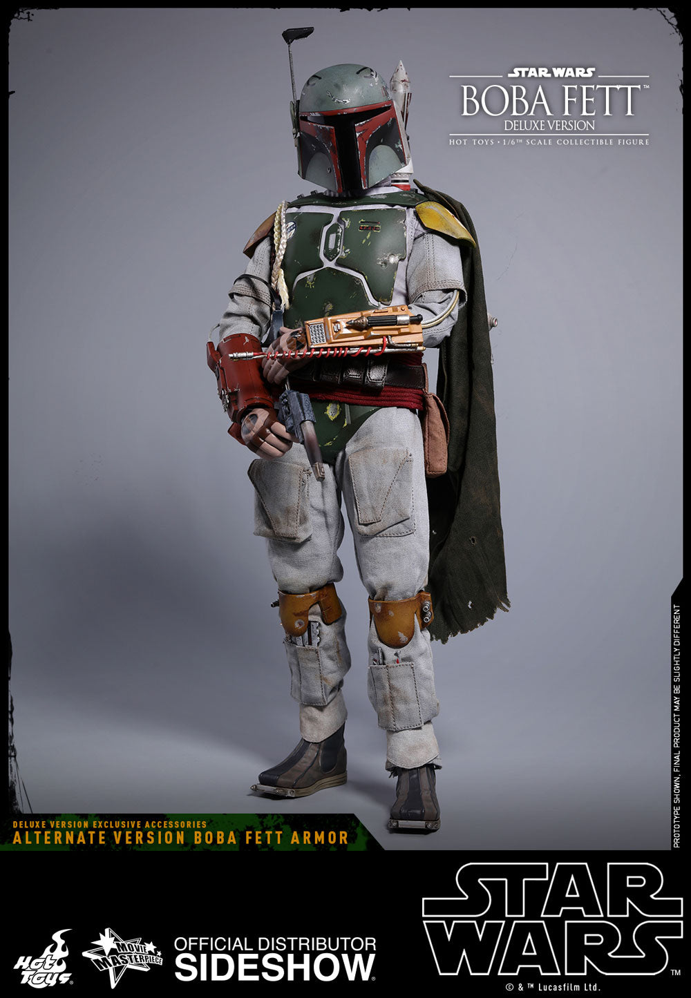 Boba Fett (Deluxe Edition) Sixth Scale Figure - Star Wars Episode V Ho ...