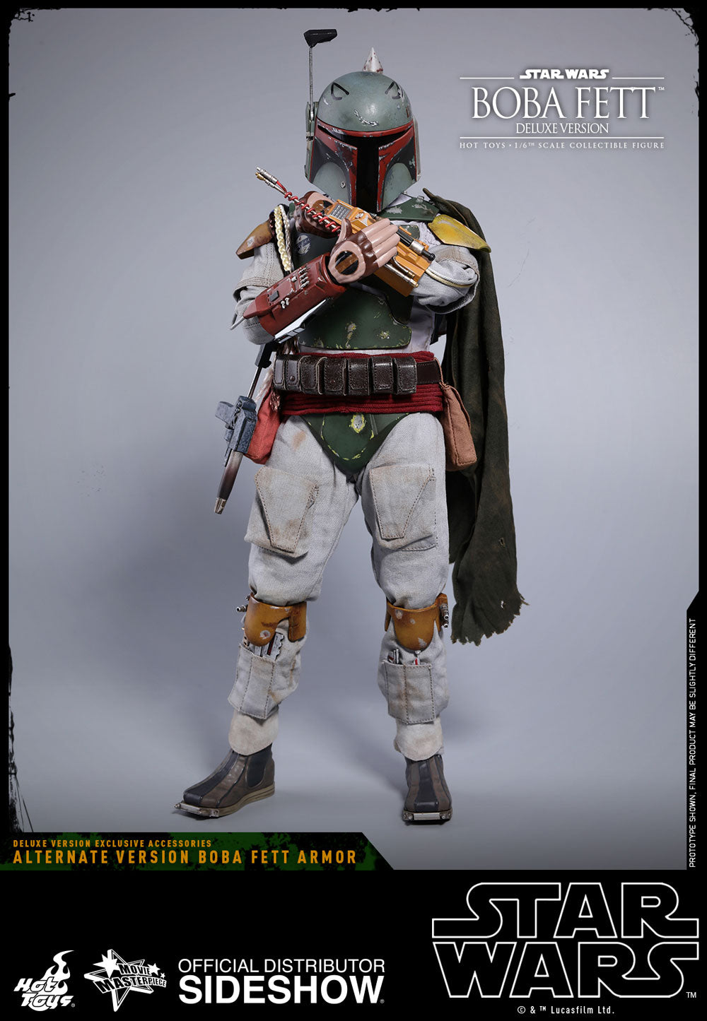 Boba Fett (Deluxe Edition) Sixth Scale Figure - Star Wars Episode V Ho ...