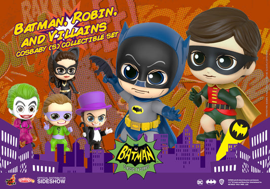 Cosbaby Batman, Robin, and Villains - Batman TV Series - Cosbaby Series