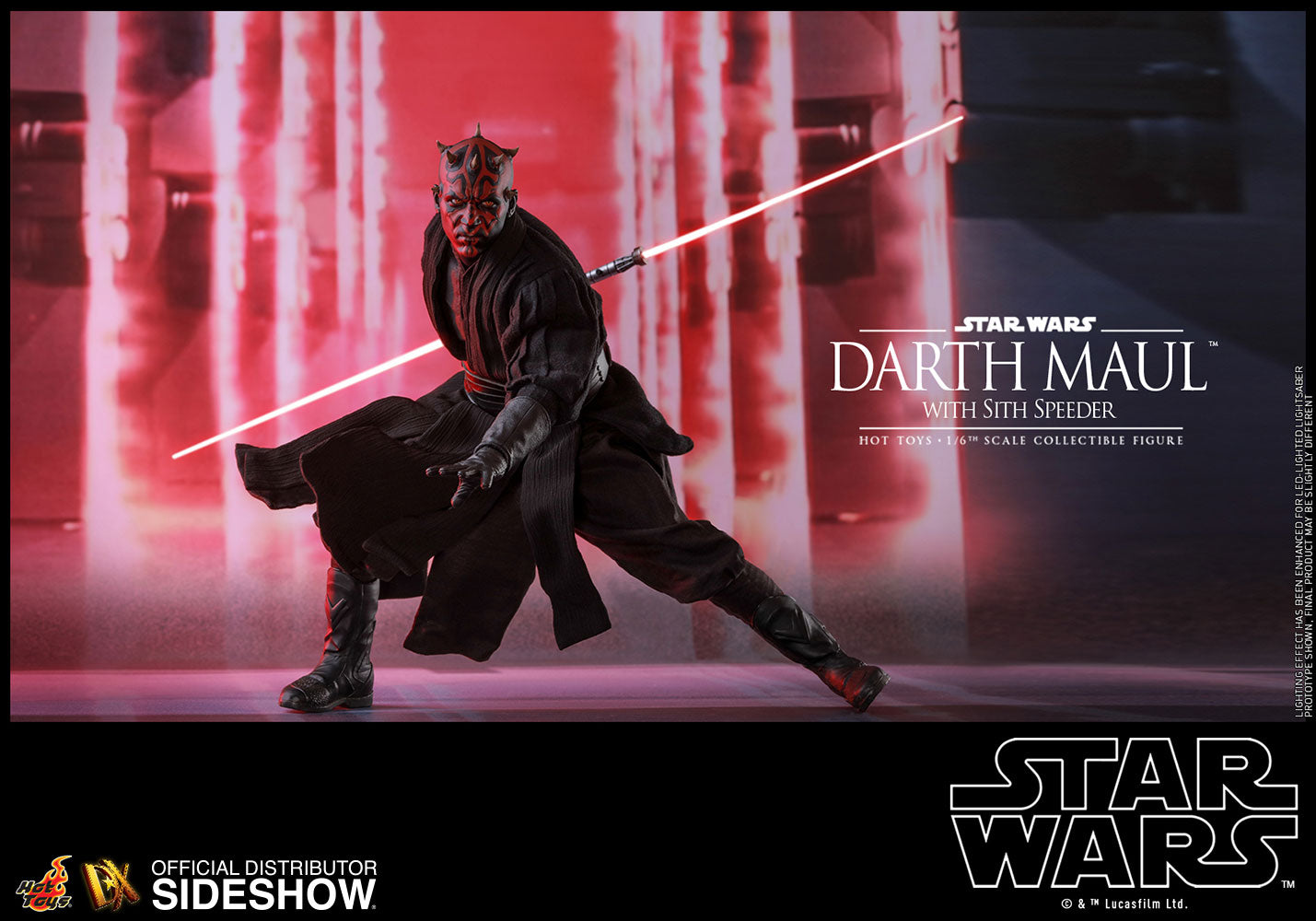 Darth Maul with Sith Speeder Sixth Scale Figure (Hot Toys)