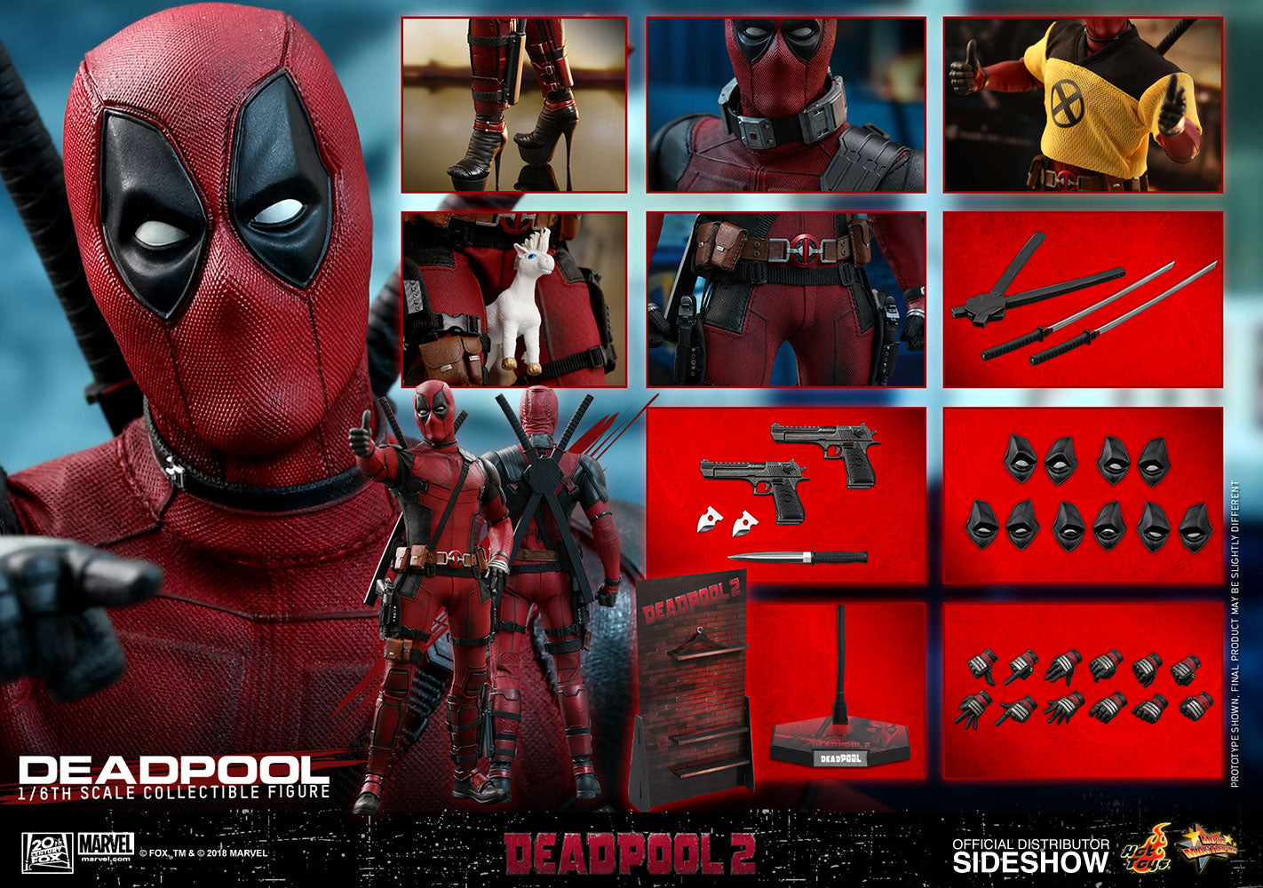 Deadpool Sixth Scale Figure - Deadpool 2 Hot Toys