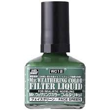 Mr. Weathering Color WC12  Liquid Face Green 40ml