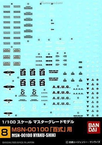 Gundam Decal #8 - MG Hyaku-Shiki