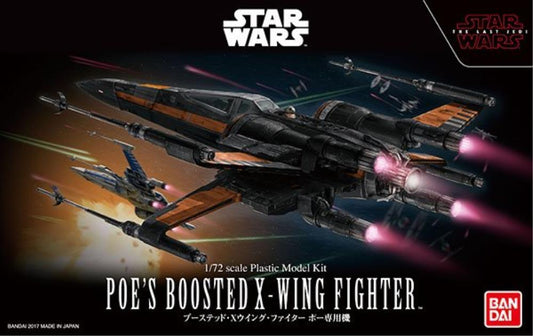 Bandai Star Wars 1/72 Scale - Poe's Boosted X-Wing Fighter