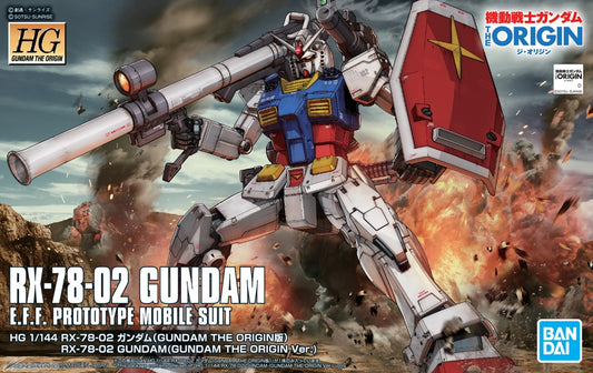 HG 1/144 RX-78-2 Gundam [Gundam THE ORIGIN VER.]