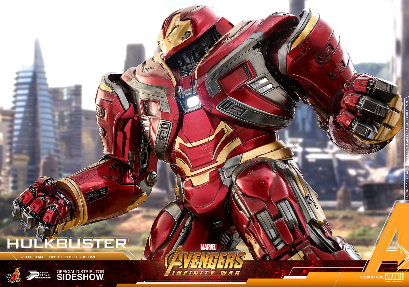 Hulkbuster Power Pose Sixth Scale Figure Hot Toys