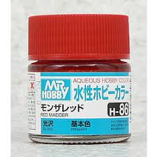 Aqueous Hobby Color - H86 Gloss Red Madder (Primary)