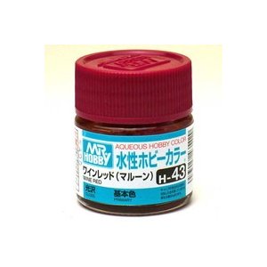 Aqueous Hobby Color - H43 Gloss Wine Red (Primary)