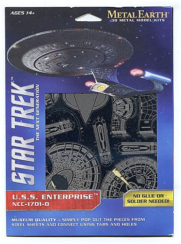 METAL EARTH Star Trek The Next Generation U.S.S. ENTERPRISE