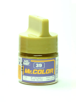 Mr. Color 39 Dark Yellow (Sandy Yellow) 3/4 Flat