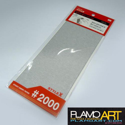 Sand Paper Adhesive #2000 (3pcs) PLAMO ART