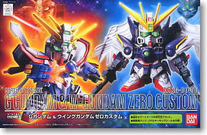 SD God Gundam & Wing Gundam Zero Custom