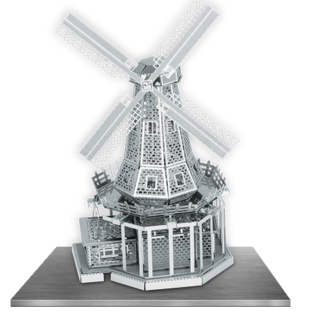 Windmill 3D Laser Cut Model