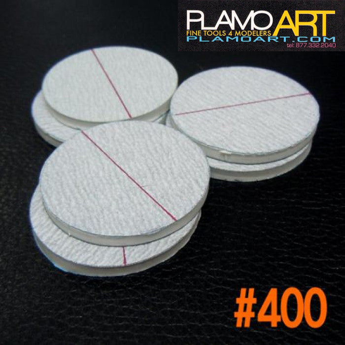 Mini Sand Stick Circle #400 (6 pcs)  PLAMO ART